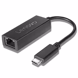 Lenovo 4X90S91831, Avec fil, USB Type-C, Ethernet, Noir