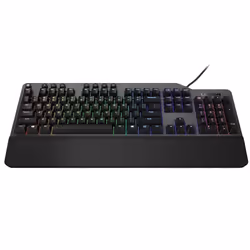 Lenovo Legion K500, Taille réelle (100 %), USB, Clavier mécanique, AZERTY, Noir, Gris