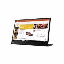 Lenovo ThinkVision M14, 35,6 cm (14"), 1920 x 1080 pixels, Full HD, LED, 6 ms, Noir