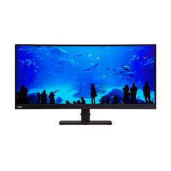 Lenovo ThinkVision T34w-20 34" 3440 x 1440 pixels UltraWide Quad HD LCD Noir (61F3GAT1EU)