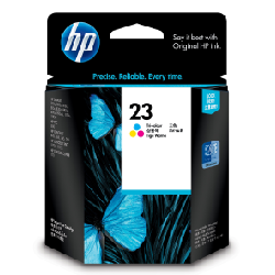 HP 23 Tri-color Original Ink Cartridge cartouche d'encreRendement standard Cyan, Magenta, Jaune (C1823D)