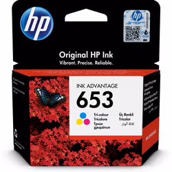 HP Cartouche d'encre Ink Advantage trois couleurs 653 authentique - Vue supplémentaire 2