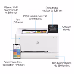 HP Color LaserJet Pro M255dw, Color, Imprimante pour Imprimer, Impression recto-verso; Eco-énergétique; Sécurité renforcée; Wi-Fi double bande - Vue supplémentaire 10