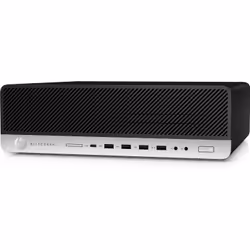HP EliteDesk 800 G5 9500 8 Go 256 Go SSD Windows 10 Pro SFF PC Noir, Argent