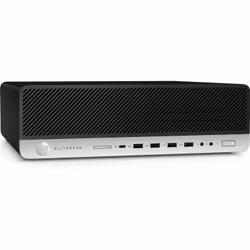 HP EliteDesk 800 G5 9500 8 Go 256 Go SSD Windows 10 Pro SFF PC Noir, Argent