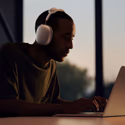 Apple AirPods Max Casque Sans fil Arceau Appels/Musique Bluetooth Bleu - Vue supplémentaire 2