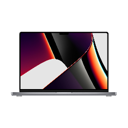 Apple MacBook Pro Ordinateur portable 41,1 cm (16.2") Apple M M1 Pro 16 Go 512 Go SSD Wi-Fi 6 (802.11ax) macOS Monterey Gris