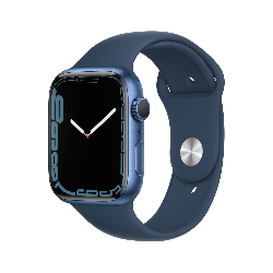 Apple Watch Series 7 OLED 45 mm Bleu Wifi GPS (satellite)