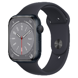 Apple Watch Series 8 OLED 45 mm Noir Wifi GPS (satellite)
