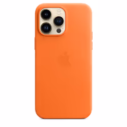 Étui en caoutchouc orange pour iPhone, 17cm (6.7"), résistant aux chocs et rayures - Vue supplémentaire 2