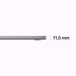 Apple MacBook Air 38,9 cm (15.3") Apple M M2 8 Go 256 Go SSD Gris
