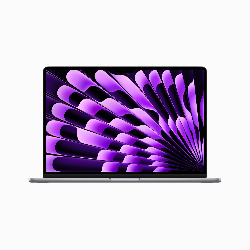 Apple MacBook Air 38,9 cm (15.3") Apple M M2 8 Go 256 Go SSD Gris