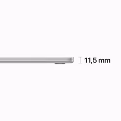 Apple MacBook Air 38,9 cm (15.3") Apple M M2 8 Go 256 Go SSD Argent