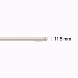 Apple MacBook Air 38,9 cm (15.3") Apple M M2 8 Go 256 Go SSD Beige