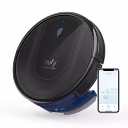 Anker T2150G11, Sans sac, Noir, Rond, 0,45 L, 55 dB, Tapis, Balai à franges