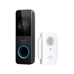 Eufy Video Doorbell 1080p Noir, Blanc