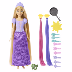 Disney Princess Disney – Princesses Disney – Poupée Raiponce Chevelure Fabuleuse - Vue supplémentaire 10