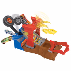 Hot Wheels Monster Trucks Arena Smashers 5-Alarm Crash Challenge Playset - Vue supplémentaire 3