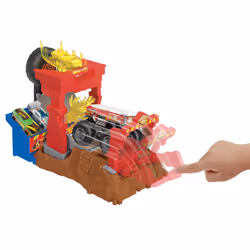 Hot Wheels Monster Trucks Arena Smashers 5-Alarm Crash Challenge Playset - Vue supplémentaire 4