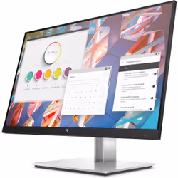 HP E-Series E24 G4 écran plat de PC 23.8" Full HD LCD Noir, Argent