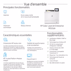HP Color LaserJet Enterprise M555dn, Imprimer, Impression recto verso - Vue supplémentaire 10