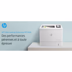 HP Color LaserJet Enterprise Imprimante M554dn, Imprimer, Impression USB en façade; Impression recto-verso - Vue supplémentaire 5