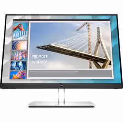 HP E-Series E24i G4, 61 cm (24"), 1920 x 1200 pixels, WUXGA, 5 ms, Noir, Argent
