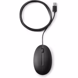 HP 320M Wired Mouse (Bulk 120), Ambidextre, USB Type-A, Noir