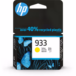 HP 933 cartouche d'encre jaune authentique, Rendement standard, Encre à pigments, 3,5 ml, 330 pages, 1 pièce(s), Paquet uniqu ...