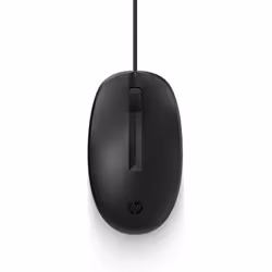 HP 125 Souris fil (Vrac120), Ambidextre, USB Type-A, Noir