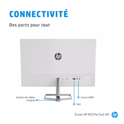 HP M27fw écran plat de PC 27" Full HD LCD - Vue supplémentaire 9