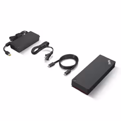 Lenovo ThinkPad Universal Thunderbolt 4 Avec fil Noir (40B00135EU)