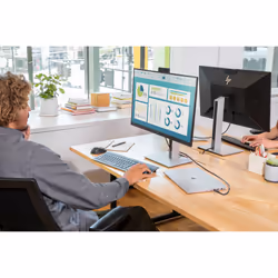HP E27d G4 écran plat de PC 27" 2560 x 1440 pixels Quad HD Noir - Vue supplémentaire 15