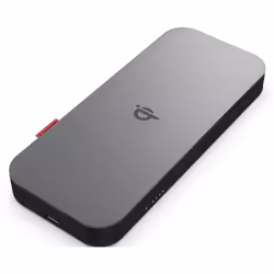 Lenovo 40ALLG1WWW, 10000 mAh, Lithium-Ion (Li-Ion), Quick Charge 3.0, Recharge sans fil, 9 V, Noir