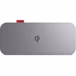 Lenovo GO Lithium Polymère (LiPo) 10000 mAh Recharge sans fil Gris