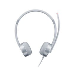 Casque PC Bureau Lenovo 100 Stéréo Argent - Écouteurs Professionnels