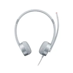 Casque PC Bureau Lenovo 100 Stéréo Argent - Écouteurs Professionnels
