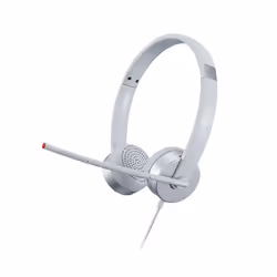 Casque PC Bureau Lenovo 100 Stéréo Argent - Écouteurs Professionnels