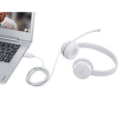 Écouteur Casque Fil USB Type-A Gris Lenovo GXD1E71385 - Appels/Musique Poignet