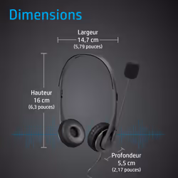 HP Casque stéréo 3,5mm G2 - Vue supplémentaire 5