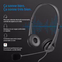 HP Casque stéréo 3,5mm G2 - Vue supplémentaire 6