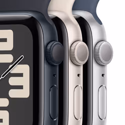 Apple Watch SE OLED 40 mm Noir Wifi GPS - Vue supplémentaire 2