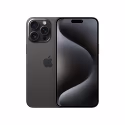 Apple iPhone 15 Pro Max , 17 cm (6.7"), 2796 x 1290 pixels, 256 Go, 48 MP, iOS 17, Titane, Noir
