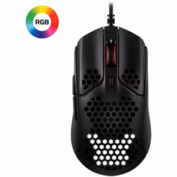 HyperX Pulsefire Haste - Souris de jeu (noir), Ambidextre, Optique, USB Type-A, 16000 DPI, Noir