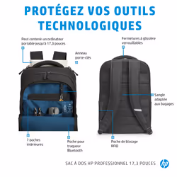 HP Sac à dos Professional 17,3 pouces - Vue supplémentaire 11