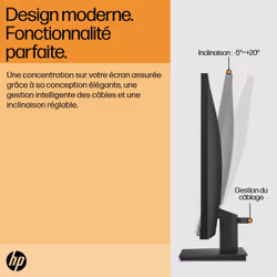 HP V27i G5 écran plat de PC 27" Full HD Noir - Vue supplémentaire 11