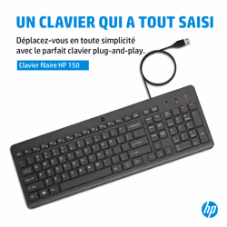 HP Clavier filaire 150 - Vue supplémentaire 4