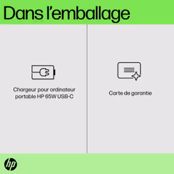 HP Chargeur pour ordinateur portable USB-C 65 W - Vue supplémentaire 5