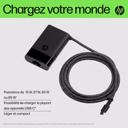 HP Chargeur pour ordinateur portable USB-C 65 W - Vue supplémentaire 6