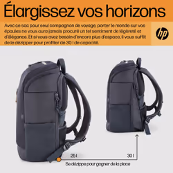 HP Sac à dos pour ordinateur portable Travel 25 litres 15,6 pouces (bleu) - Vue supplémentaire 2